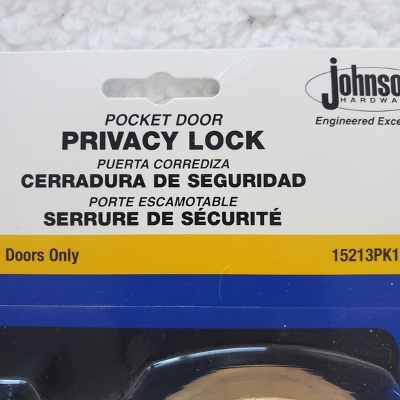 Bundle Only: Johnson Hardware Privacy Pocket Door Lock For 1 3/8” Doors Only - Picture 8 of 12